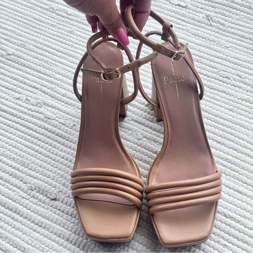 Paolo Women's Brown Platform Sandals